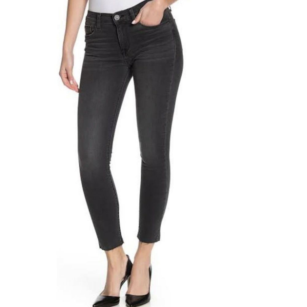 HUDSON Jeans Natalie Midrise Skinny Black